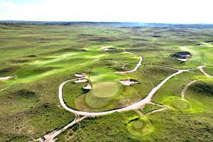 Sand Hills 13th Reverse Aerial